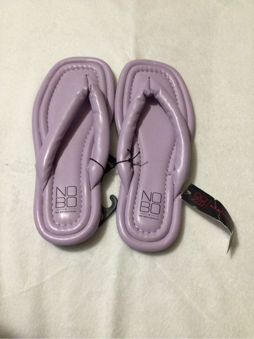 NOBO Lilac Padded Thong Sandals for Women